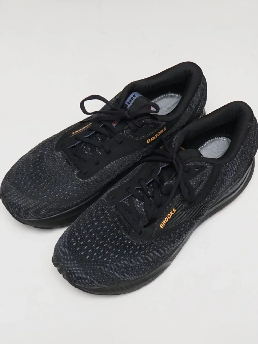 Brooks Adrenaline GTS 24 Black Country Blue Orange Size 15 Men’s Running